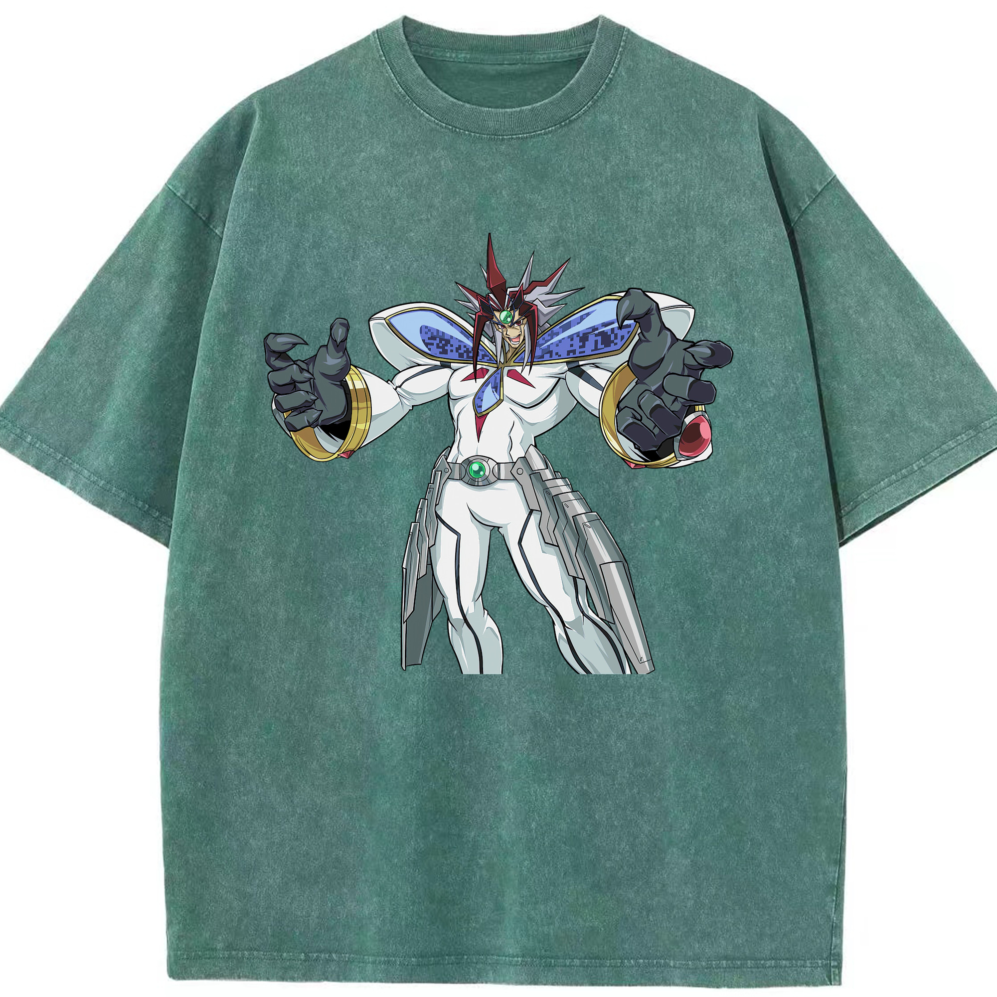 （画像用） 遊☆戯☆王 Yu-Gi-Oh! 綿100% ヴィンテージ風 半袖Tシャツ（フロントプリント）